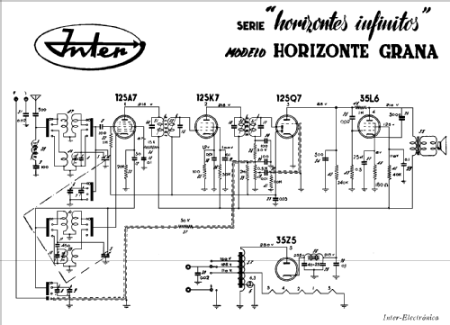 Horizonte Grana 554-B; Inter Electrónica, S (ID = 199911) Radio