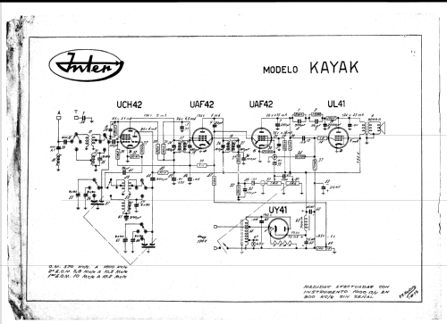 Kayak 560-E; Inter Electrónica, S (ID = 1645577) Radio