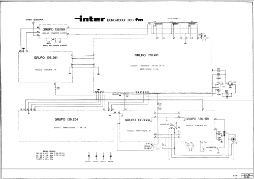Euromodul 80-D-FM TRM-275-D; Inter Electrónica, S (ID = 2555291) Radio