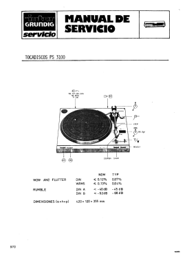 Grundig PS3100; Inter Electrónica, S (ID = 2768989) R-Player