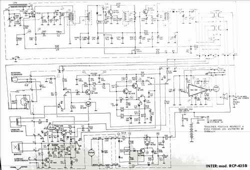 RCP-435B; Inter Electrónica, S (ID = 2551002) Radio