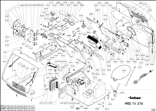 TV-378; Inter Electrónica, S (ID = 2528288) Télévision