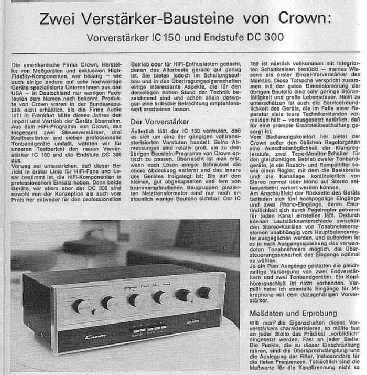 Integrated Circuit Stereo Console IC-150; International Radio (ID = 2806428) Ampl/Mixer