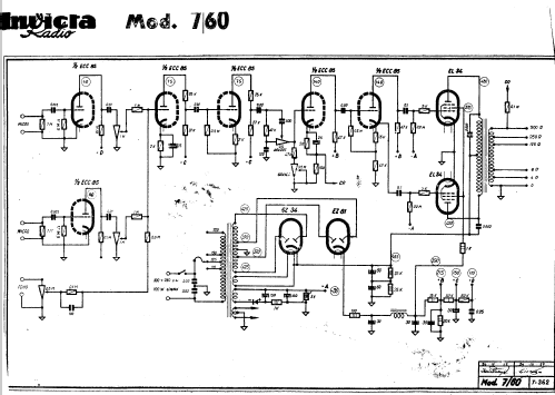 7/60; Invicta Radio, (ID = 617514) Ampl/Mixer