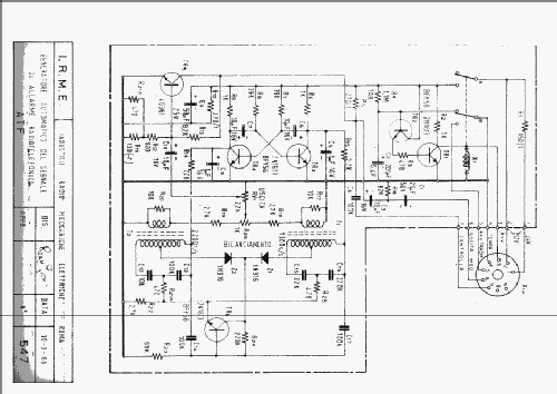Astor ; IRME Industrie Radio (ID = 1320986) Commercial TRX