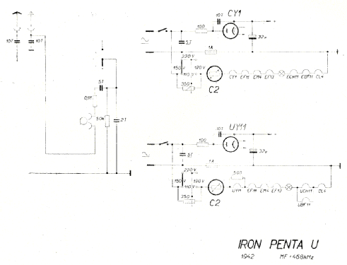 Penta U ; Iron-Radio, Ing. (ID = 19659) Radio