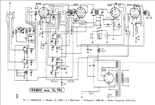 DL594; Irradio; Milano (ID = 258548) Radio