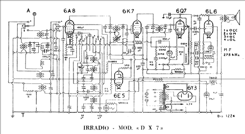 DX7; Irradio; Milano (ID = 228573) Radio