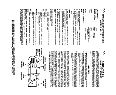 Radio Radio 20-1; Isis Electronics; (ID = 2622483) Radio