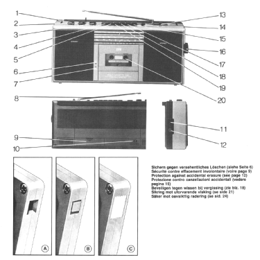 Polo Cassette 340 Ref. No. 17 752; ITT nicht Schaub, (ID = 1542105) Radio