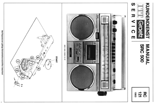 SRC500; ITT-Graetz (ID = 1295258) Radio