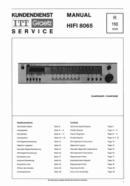 Tuner HST 4000 L; ITT-Graetz (ID = 3016964) Radio