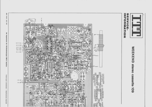 Weekend stereo cassette 109 53321033 ; ITT-Graetz (ID = 98528) Radio