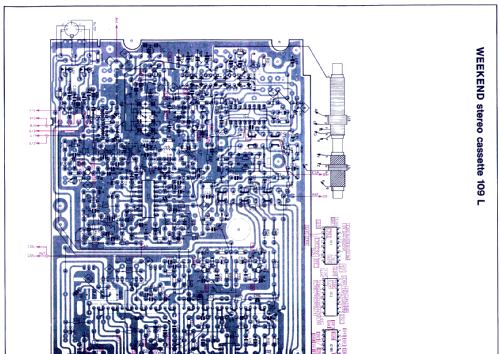 Weekend stereo cassette 109 L 53321027 ; ITT-Graetz (ID = 490467) Radio