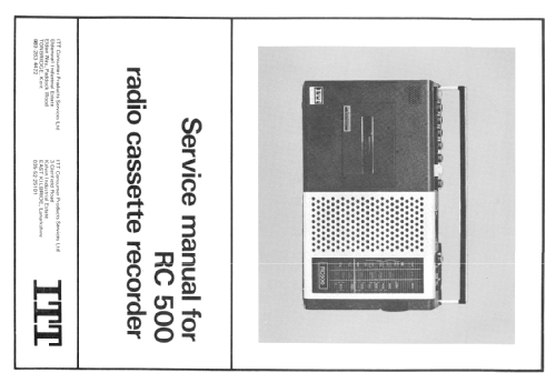 Automatic RC500/A; ITT-KB; Foots Cray, (ID = 1591127) Radio