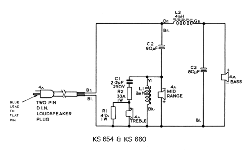 Loudspeaker KS660; ITT-KB; Foots Cray, (ID = 1990745) Parlante