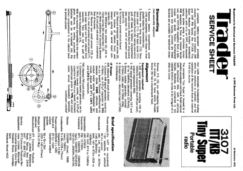 Tiny Super ; ITT-KB; Foots Cray, (ID = 1993649) Radio