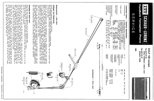 Golf 100 Europa 52140125; ITT Schaub-Lorenz (ID = 71045) Radio