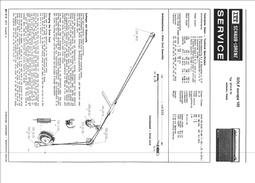 GOLF europa 102 52140173; ITT Schaub-Lorenz (ID = 55277) Radio