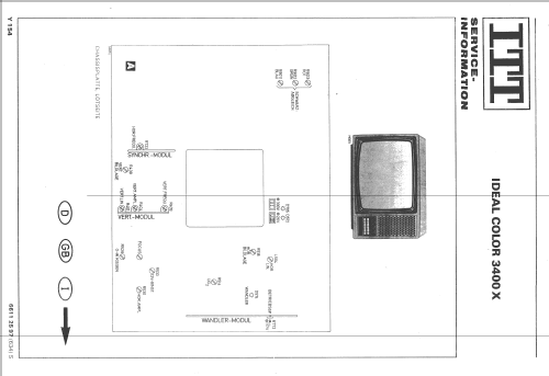 Ideal Color 3400X; ITT Schaub-Lorenz (ID = 1706864) Television