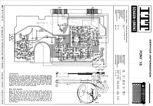 Pony 18; ITT Schaub-Lorenz (ID = 1882017) Radio