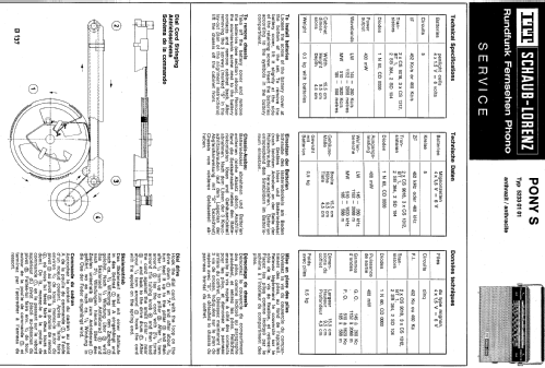 Pony S 52330101; ITT Schaub-Lorenz (ID = 90193) Radio