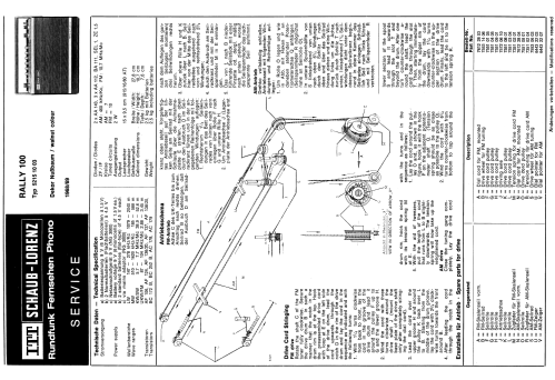 Rally 100 Typ 52151003; ITT Schaub-Lorenz (ID = 2046053) Radio