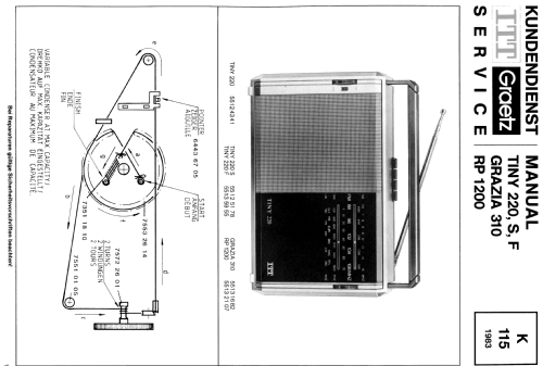 RP1200; ITT-Graetz (ID = 878226) Radio