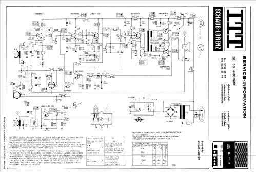 SL58 Automatic; ITT Schaub-Lorenz (ID = 368660) Sonido-V