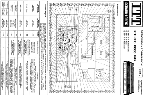 Stereo 6000 HiFi 52540401, 52540403, 52540405; ITT Schaub-Lorenz (ID = 1419201) Radio