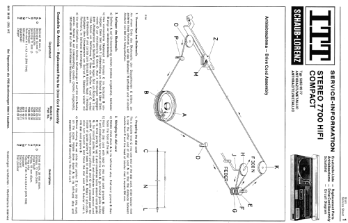 Stereo 7700 HiFi Compact ; ITT Schaub-Lorenz (ID = 2634542) Radio