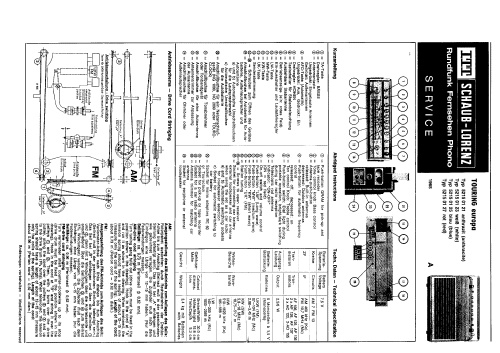 TOURING europa 52150127 rot; ITT Schaub-Lorenz (ID = 90835) Radio