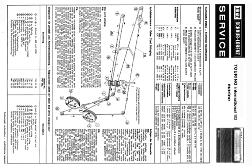 Touring International 102 Marineband 6631 08 94; ITT Schaub-Lorenz (ID = 2455380) Radio