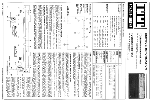 TOURING international 104 A 52151437; ITT Schaub-Lorenz (ID = 1827048) Radio