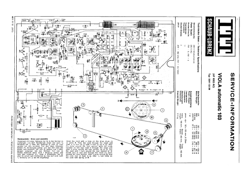 VIOLA automatic 103 52410329; ITT Schaub-Lorenz (ID = 93130) Radio