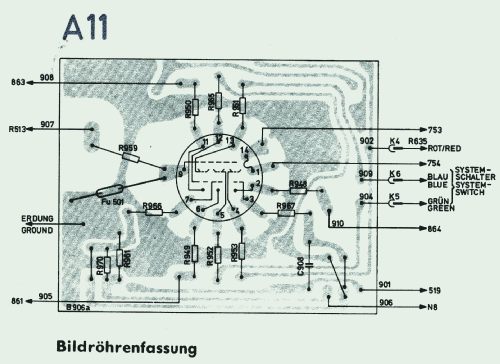Weltspiegel Color Elektronik 1341; ITT Schaub-Lorenz (ID = 1381982) Television