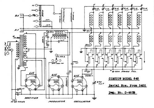 Test Oscillator Model 640; Jackson The (ID = 1961230) Ausrüstung