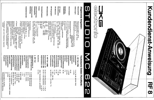 Studio MC 622; JKG electronic; (ID = 2064454) Radio