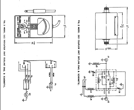 MicroMatch RF Power & VSWR Meter 263; Jones Electronics Co (ID = 2666431) Equipment