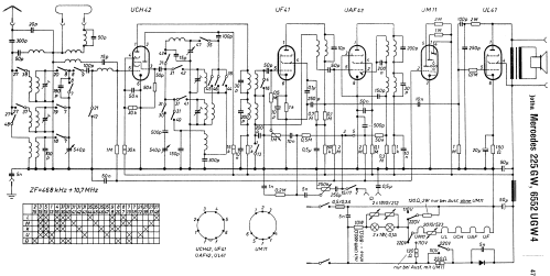 Mercedes 225GW 6552 UGW 4; Jotha-Radio, El.-App (ID = 1697381) Radio