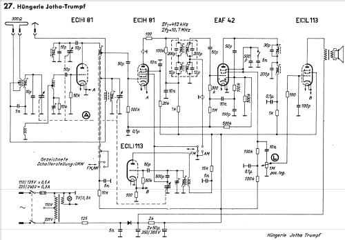 Super-Trumpf 5643H UW2; Jotha-Radio, El.-App (ID = 416304) Radio