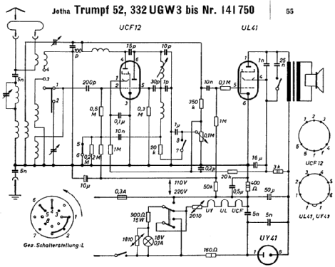 Trumpf 52 332UGW3; Jotha-Radio, El.-App (ID = 1697269) Radio