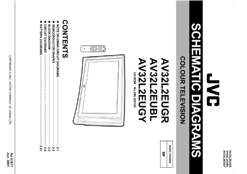 Colour Television AV32L2EUGR; JVC - Victor Company (ID = 2692394) Television