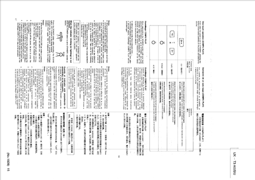 Mono Component System UX-T3 - UX-TR3; JVC - Victor Company (ID = 2480545) Radio