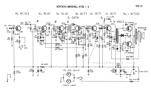 Nivico 9 Transistor 9TH-2; JVC - Victor Company (ID = 1684651) Radio