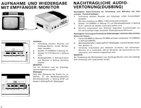 Nivico Portable Video Tape Recorder PV-4500 ; JVC - Victor Company (ID = 1317968) Sonido-V