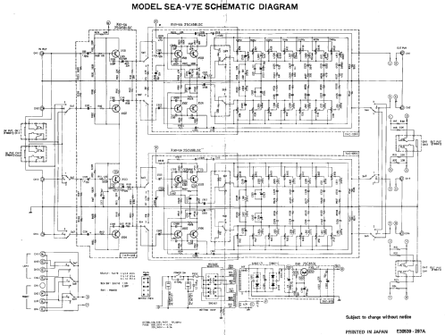 SEA-V7E; JVC - Victor Company (ID = 1582497) Ampl/Mixer