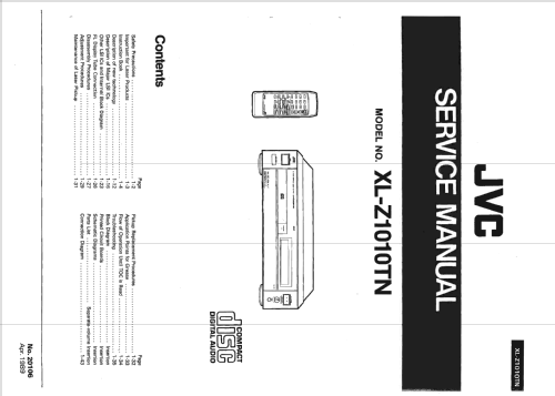 XL-Z1010TN; JVC - Victor Company (ID = 2480736) Enrég.-R
