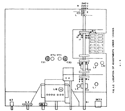 SSB Amateur Band Receiver KW202; K.W. Electronics Ltd (ID = 2752646) Amateur-R