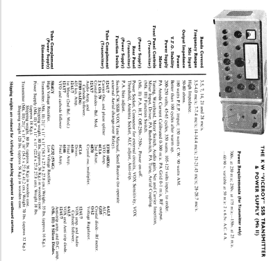 Viceroy SSB Transmitter Mark III ; K.W. Electronics Ltd (ID = 1270198) Amateur-T